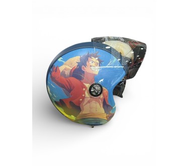 Casco Doppia Visiera Personalizzato ONE PIECE