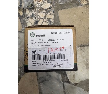 Freccia Indicatore di direzione posteriore Destro originale Keeway RKV 125